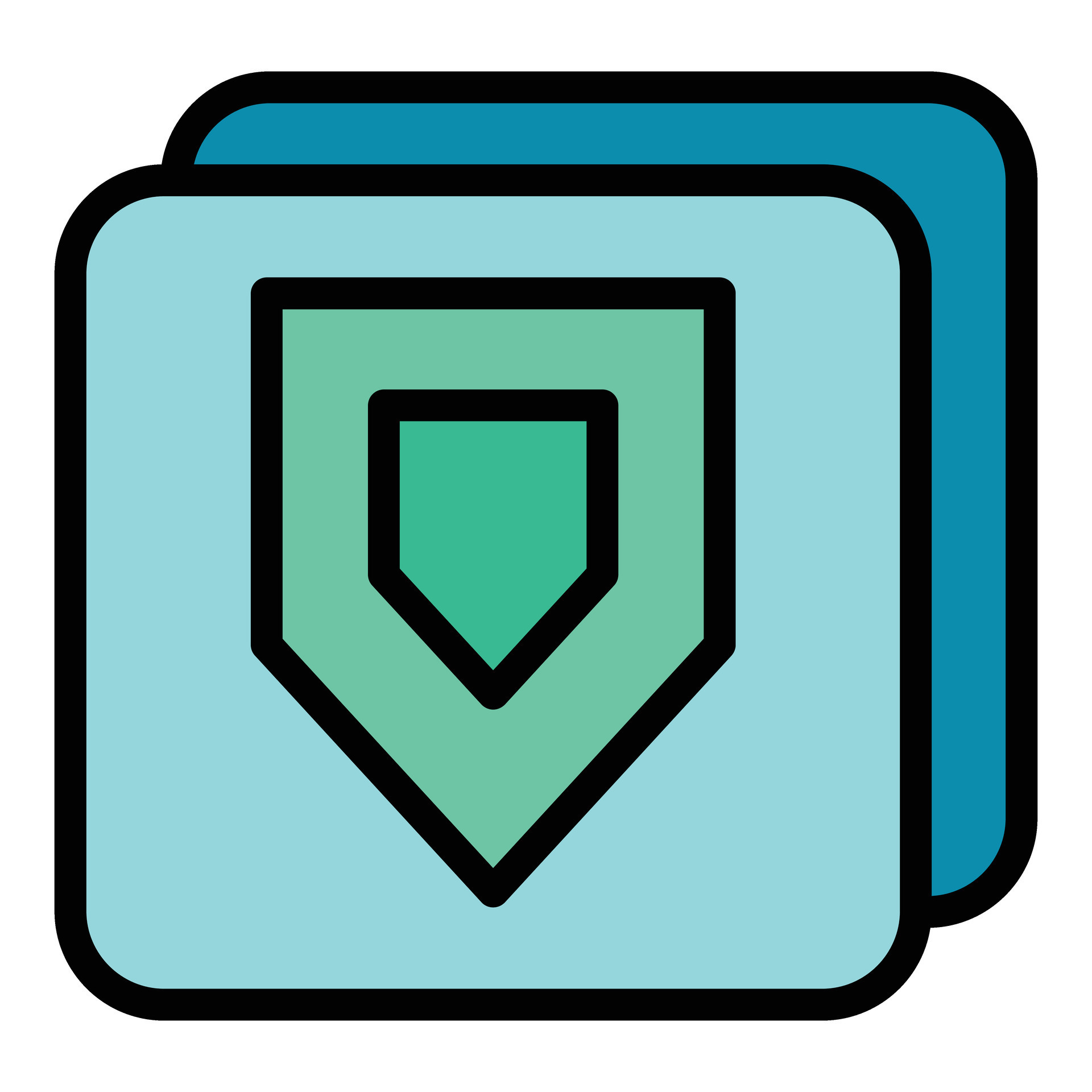 Shield safety icon vector flat 26605891 Vector Art at Vecteezy