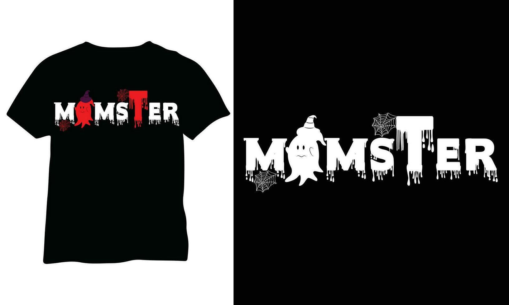 momster eps Víspera de Todos los Santos vector camisa momster camisa eps momster Víspera de Todos los Santos mamá eps vector diseño