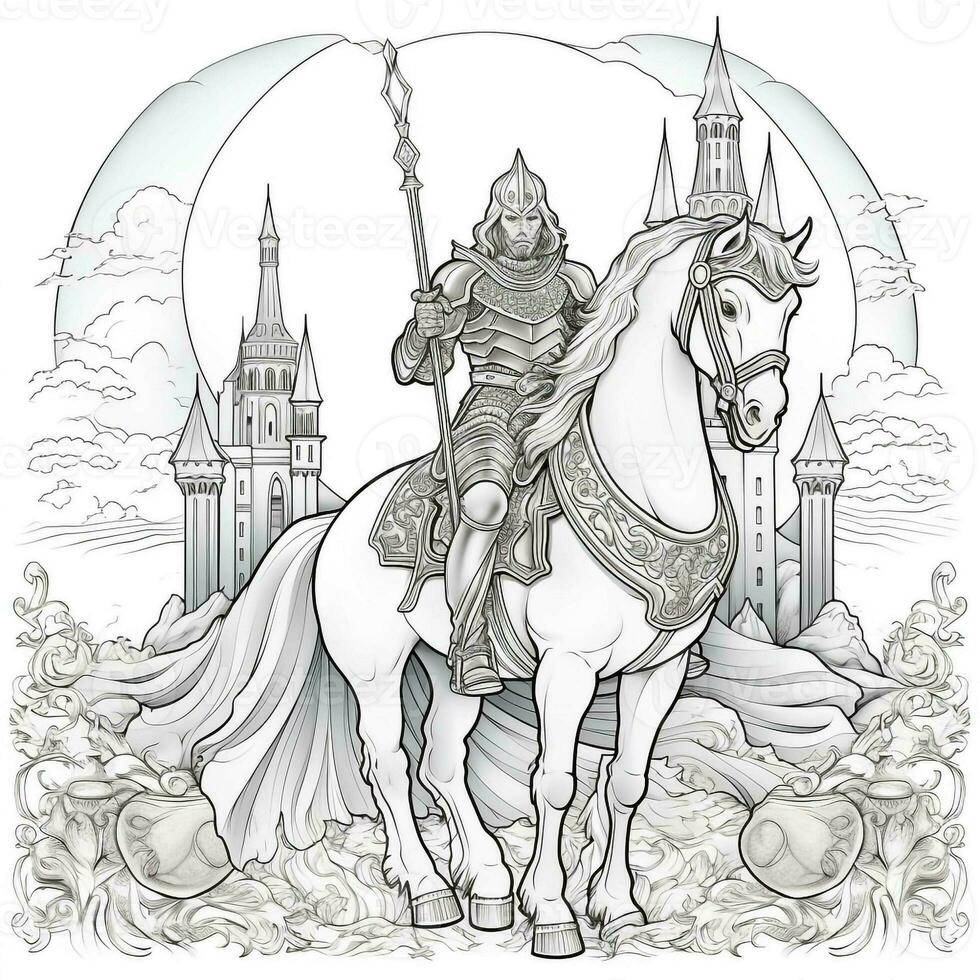 Fantasy Coloring Pages For Adults photo