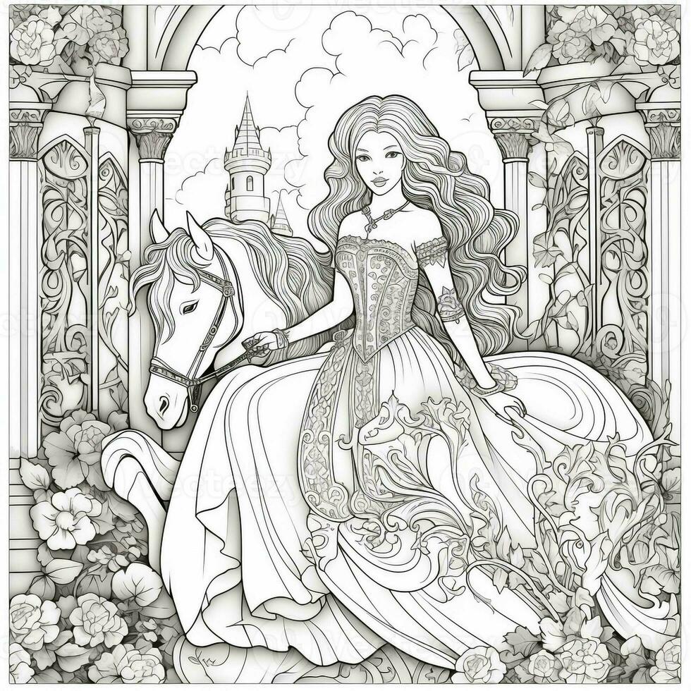 Adult Fantasy Coloring Pages Images – Browse 14,629 Stock Photos, Vectors,  and Video