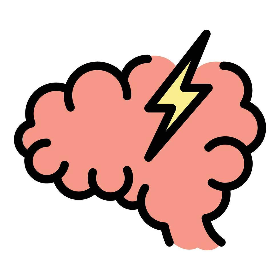 Headache icon vector flat