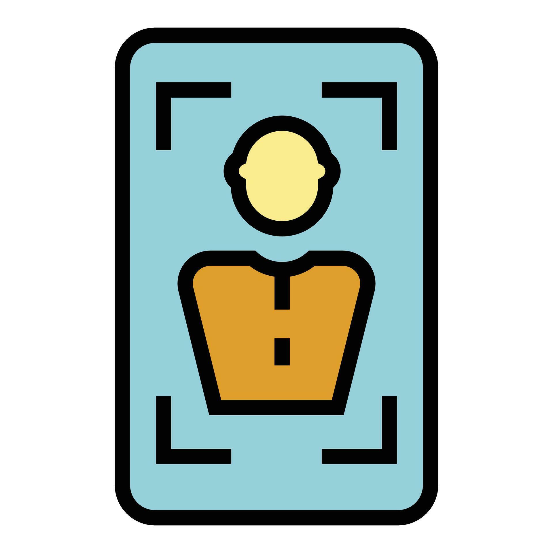 Face authorization icon vector flat 26607001 Vector Art at Vecteezy