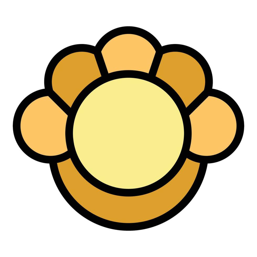 Toy kid game icon vector flat