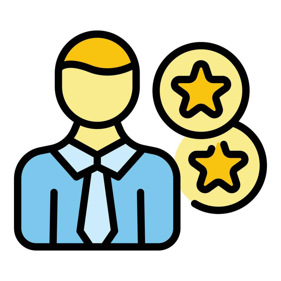 Customer review icon vector flat