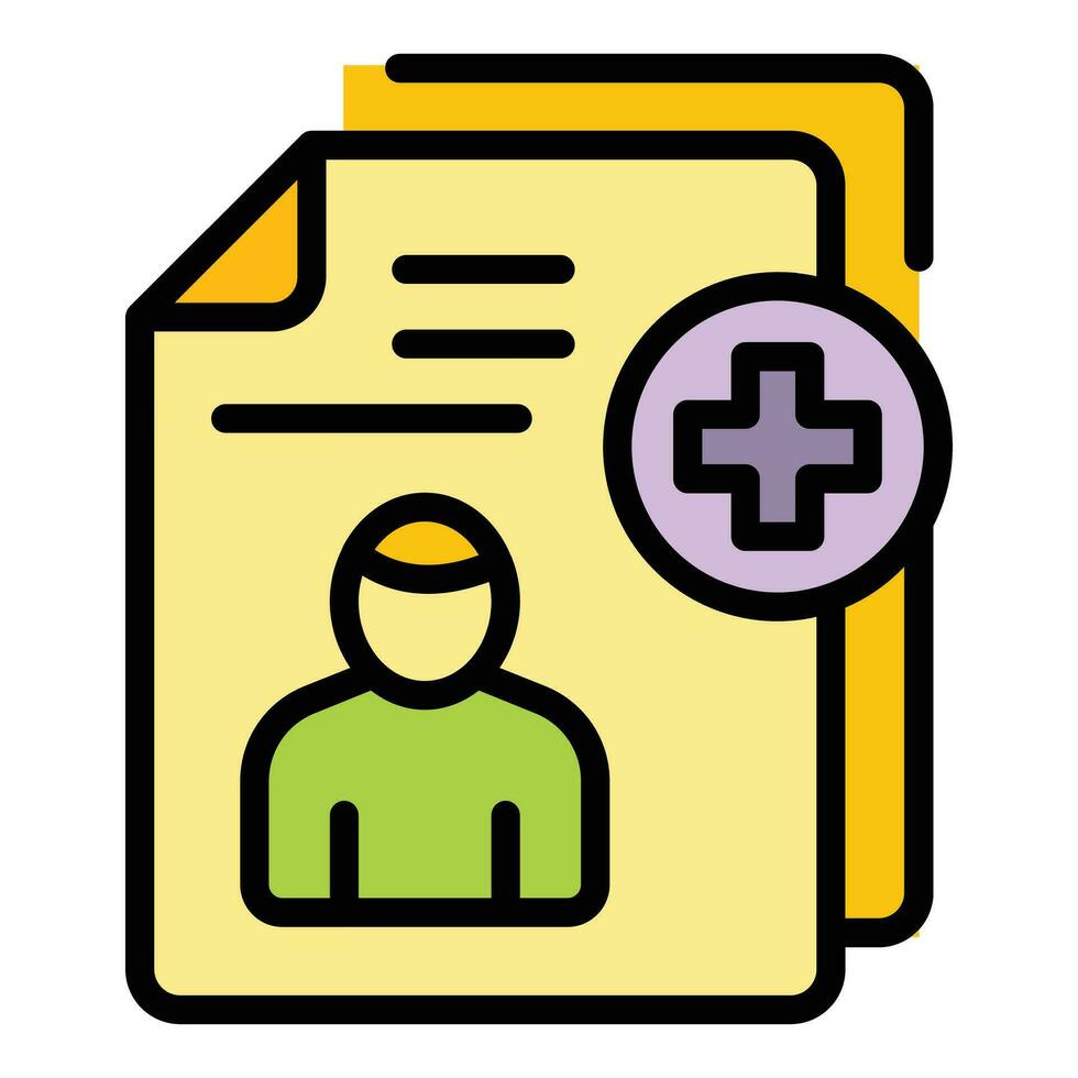 New client icon vector flat