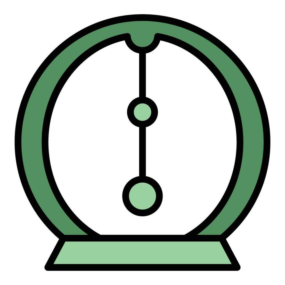 Energy pendulum icon vector flat