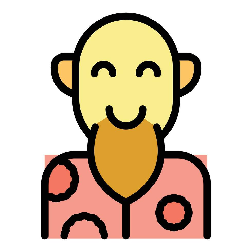 Retirement icon vector flat