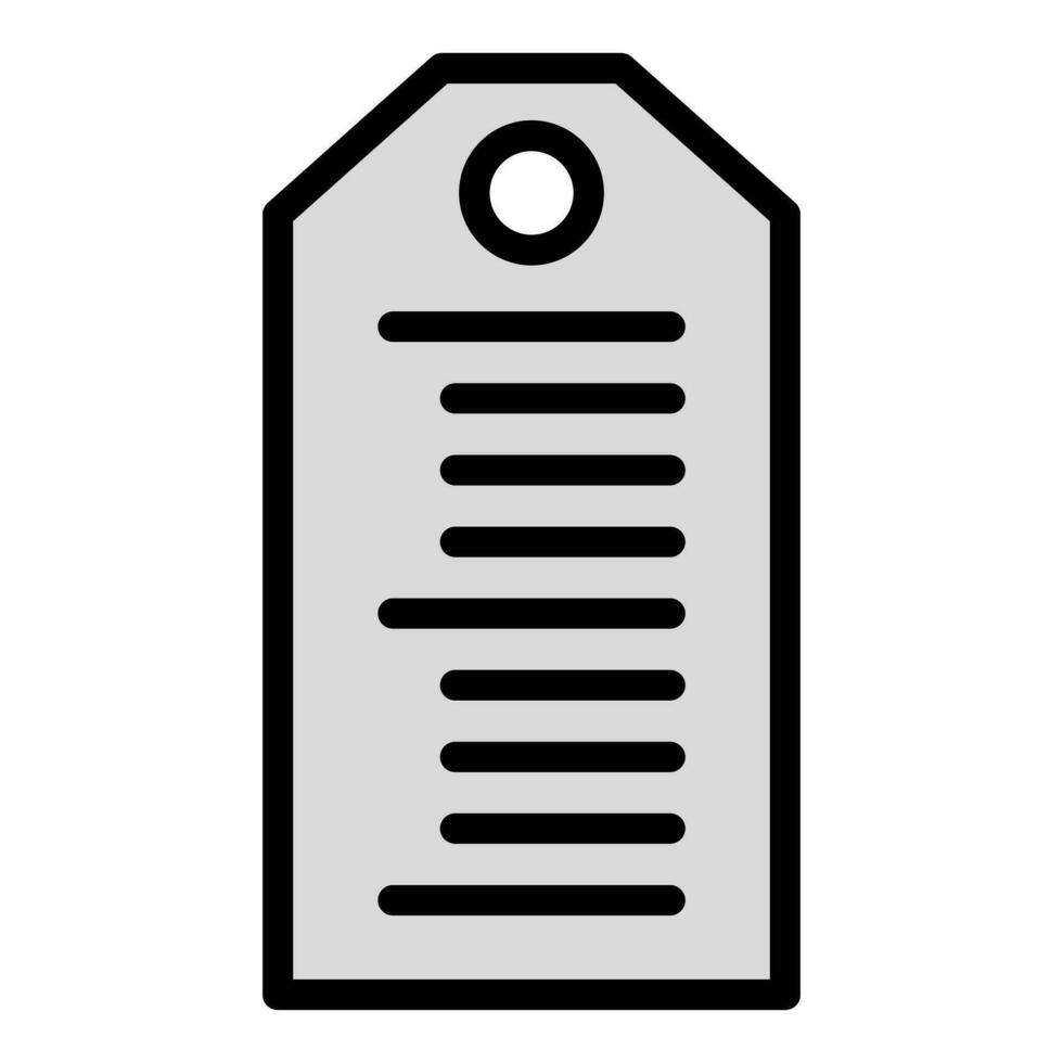 Tag barcode icon vector flat