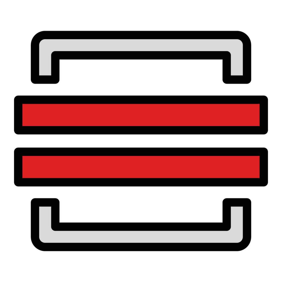 Code scanning icon vector flat