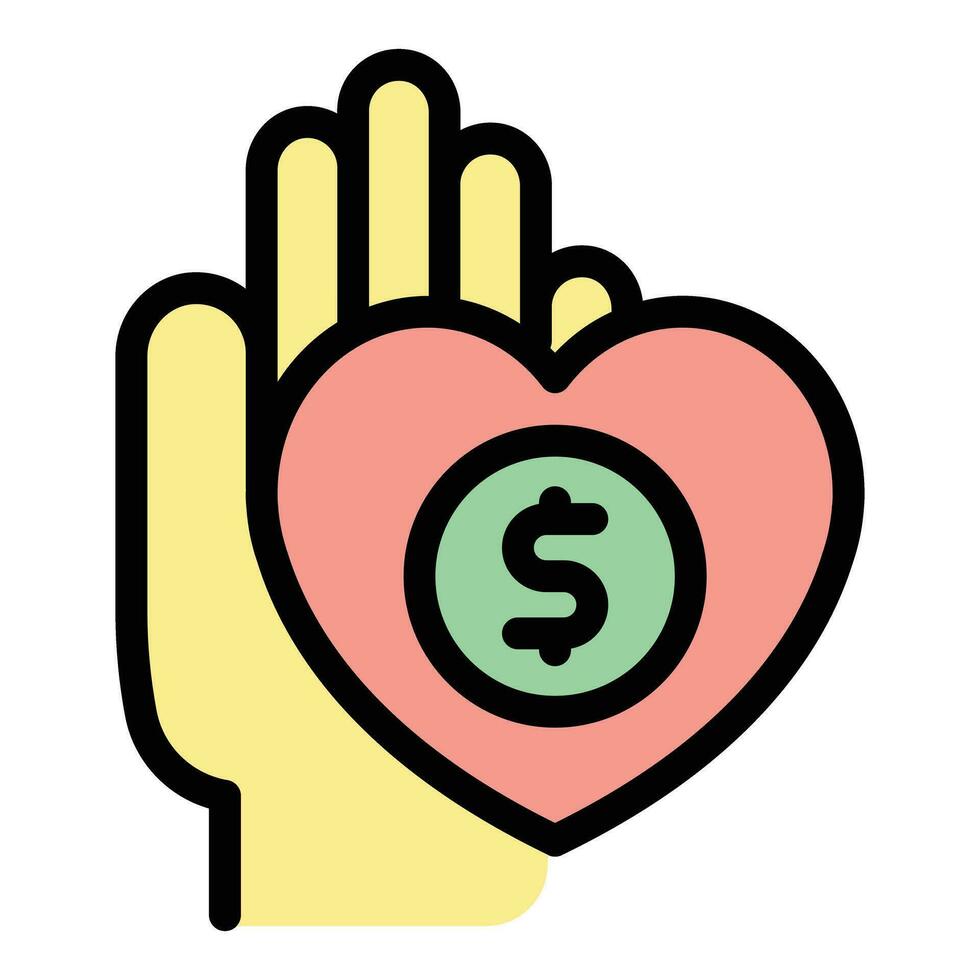 Family support icon vector flat