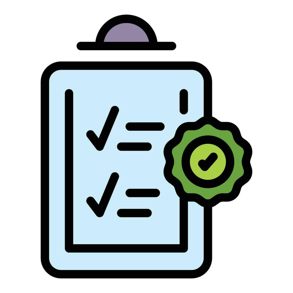 Checklist icon vector flat