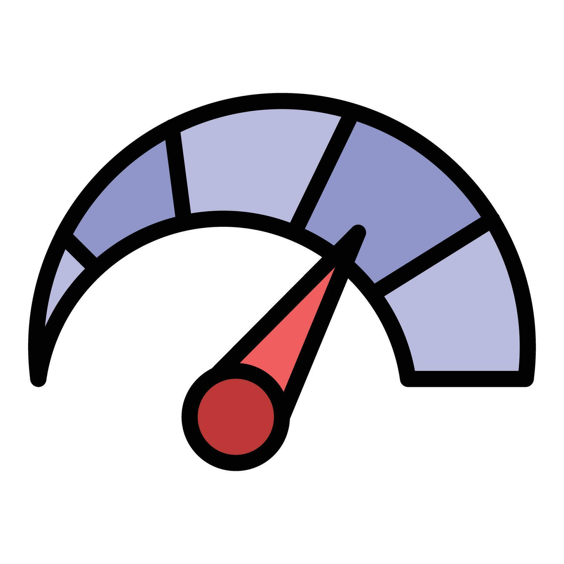 Speedometer icon vector flat 26608077 Vector Art at Vecteezy