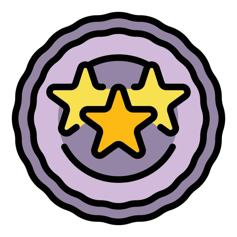 Emblem icon vector flat