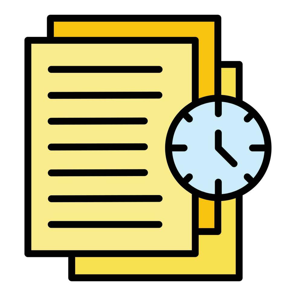 Urgent document icon vector flat