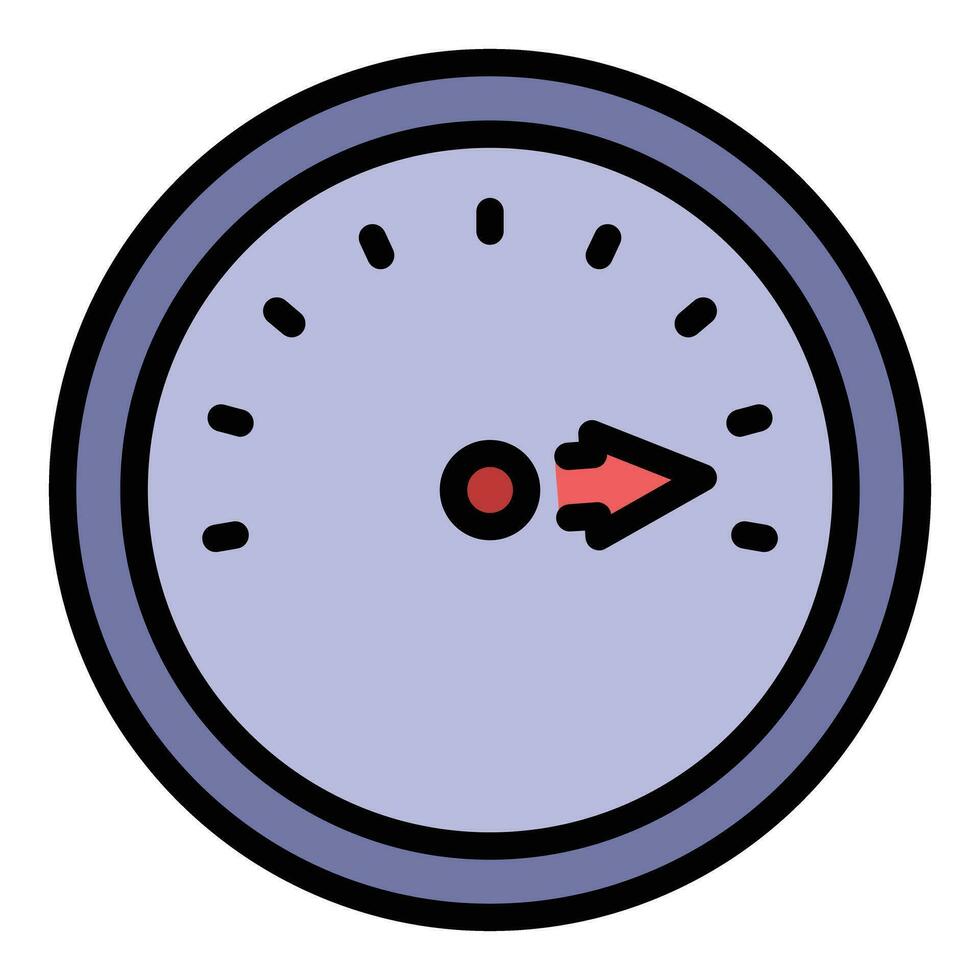 Full speedometer icon vector flat