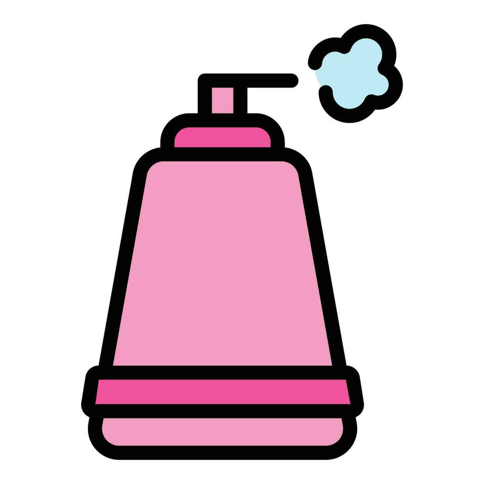 Home aerosol bottle icon vector flat