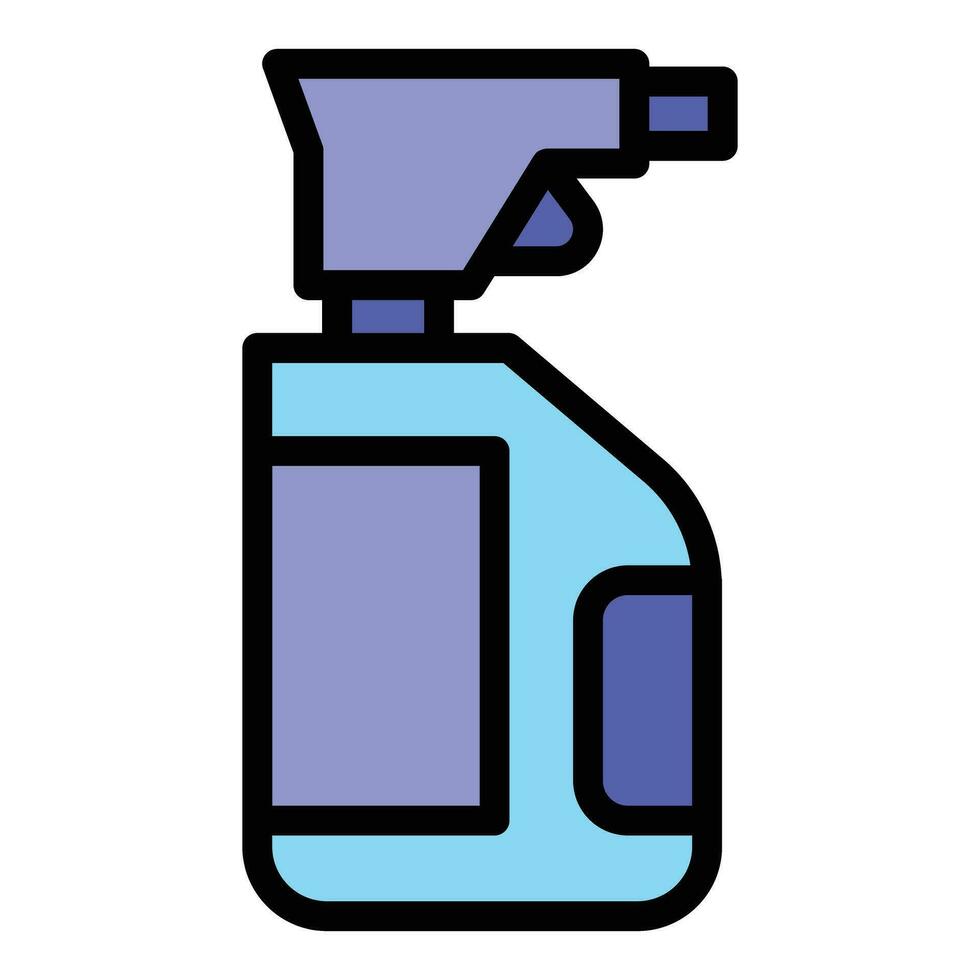 Spray bottle window icon vector flat