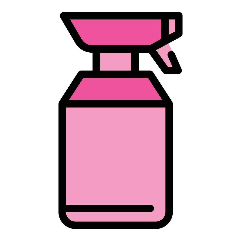 Spray bottle detergent icon vector flat