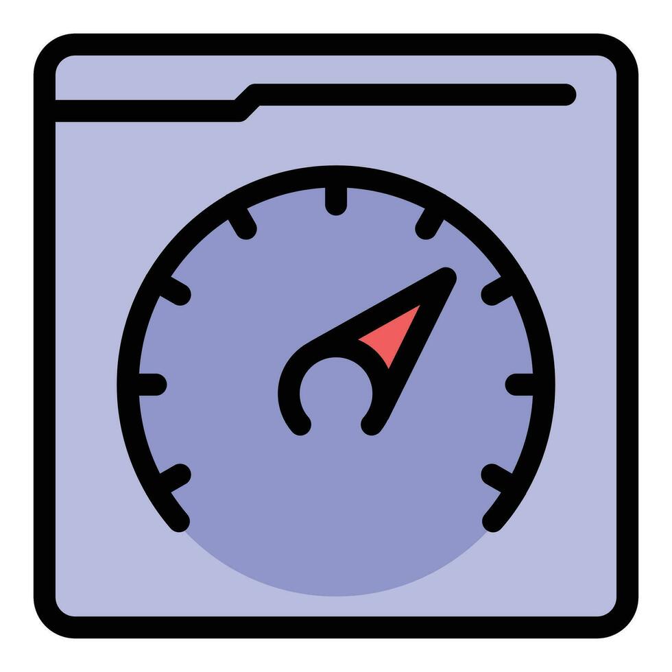 hora carpeta icono vector plano