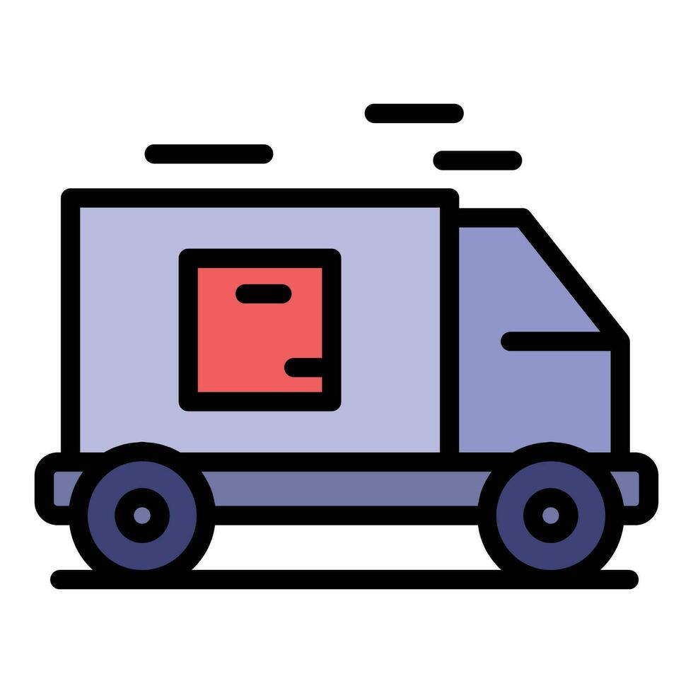 Fast delivery icon vector flat