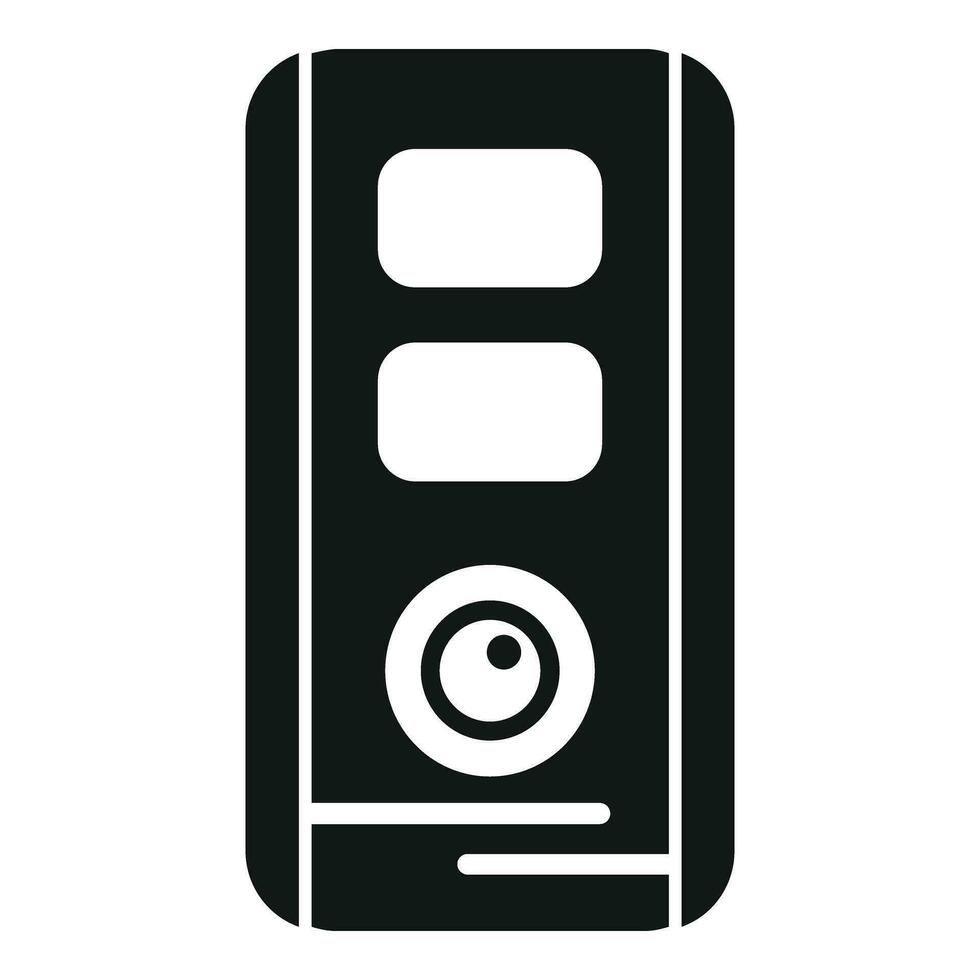 Test device icon simple vector. Lab sample vector