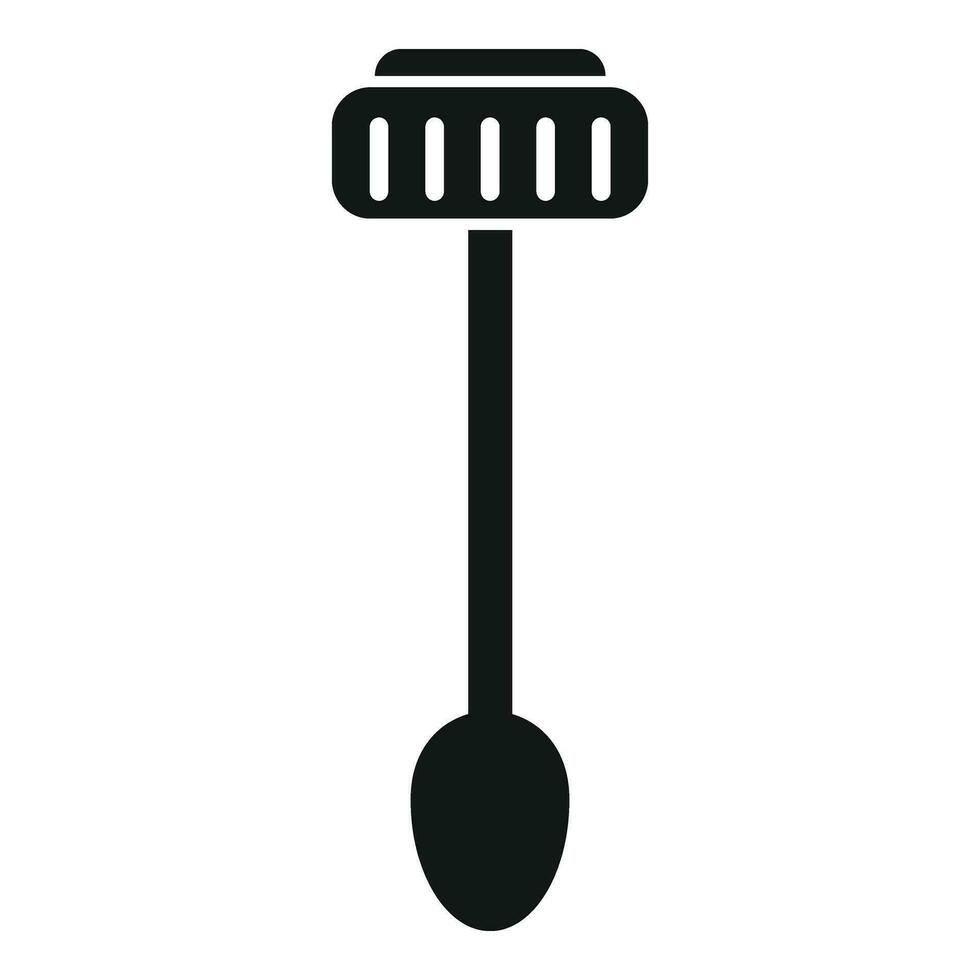 Plastic test swab icon simple vector. Lab sample vector