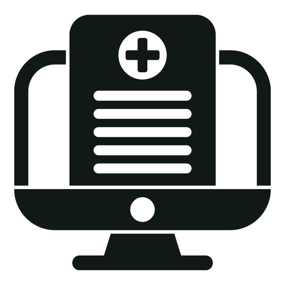 Computer data icon simple vector. Test lab 26608429 Vector Art at Vecteezy