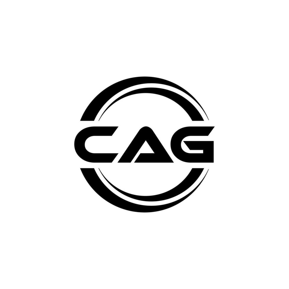 cag logo diseño, inspiración para un único identidad. moderno elegancia y creativo diseño. filigrana tu éxito con el sorprendentes esta logo. vector