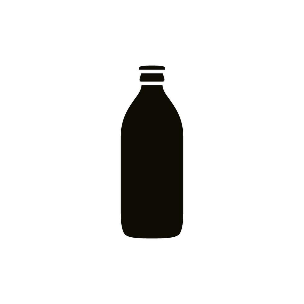 botella icono vector. botella para agua ilustración signo. botella de alcohol símbolo o logo. vector