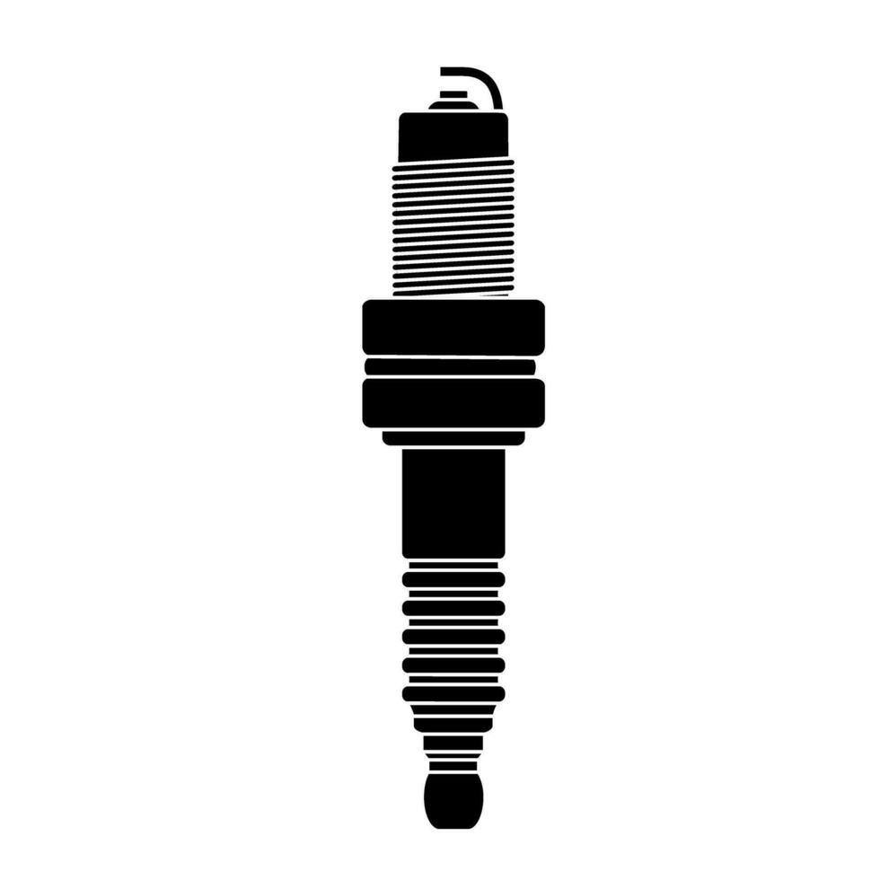 Spark plug icon vector. sparking plug illustration sign. Ignition