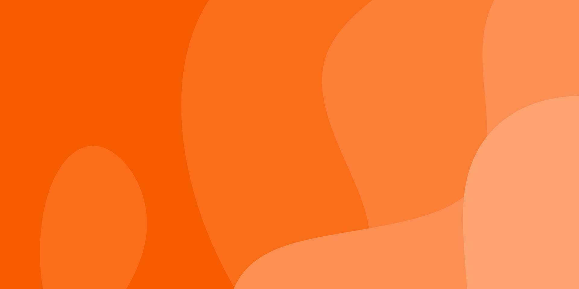 orange minimalist abstract modern background banner vector illustration