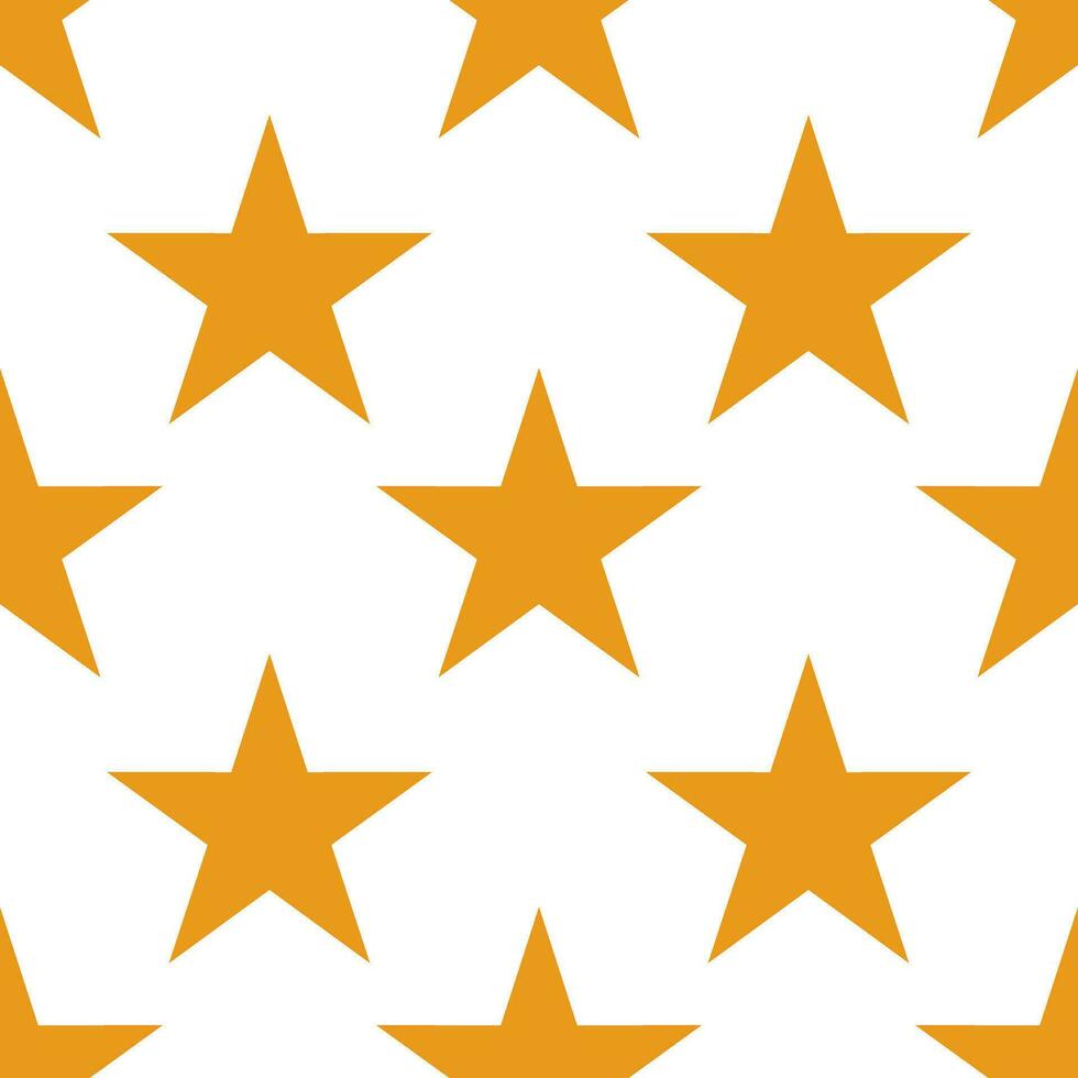star seamless pattern on white background vector illustration
