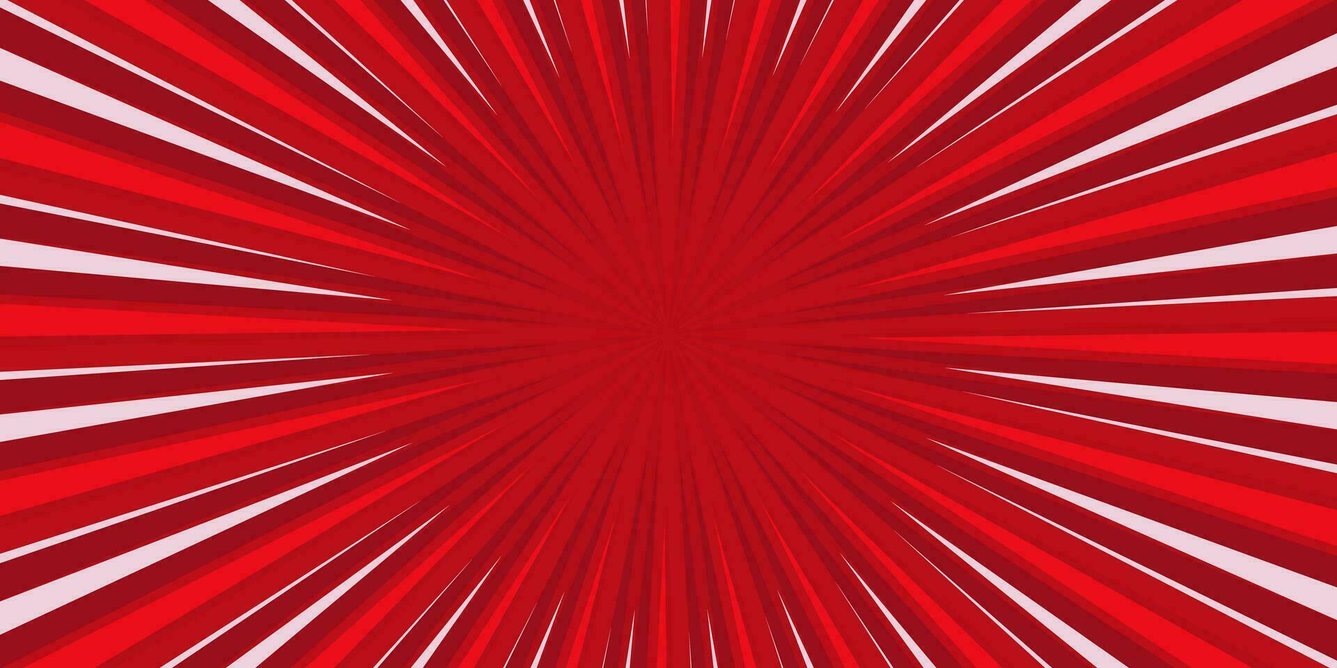 Red pop art comic strip cartoon background cartoon retro pattern stripes Vector halftone