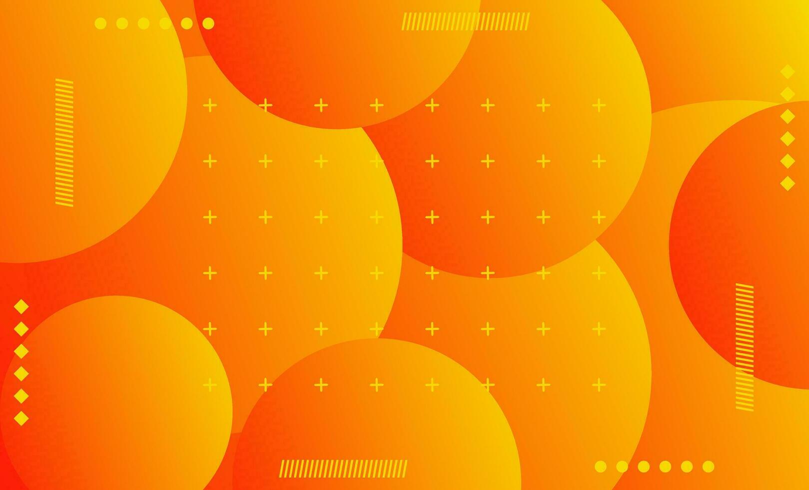 orange gradient abstract gradient background. geometry element for banner background vector