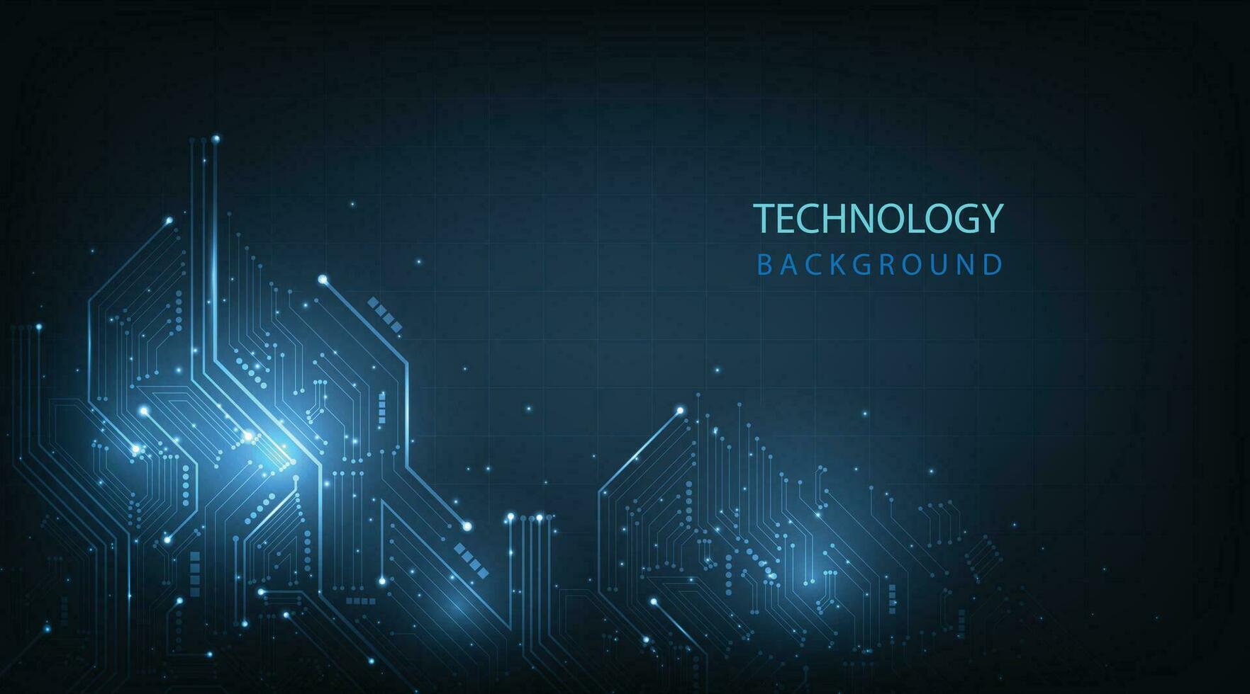 Circuit board technology background design. vector