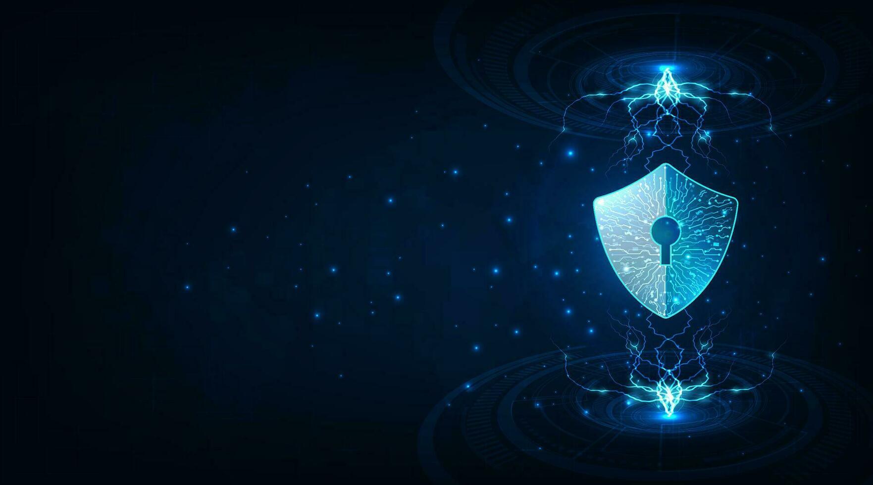 System Security concept. vector