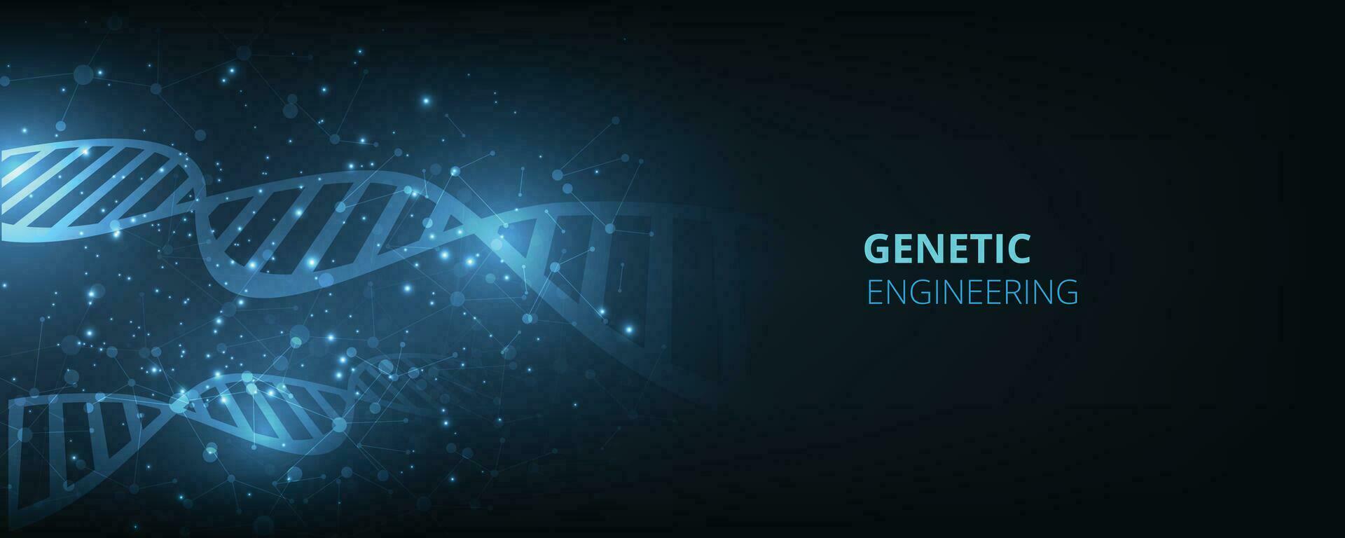 Modern genetics background. vector