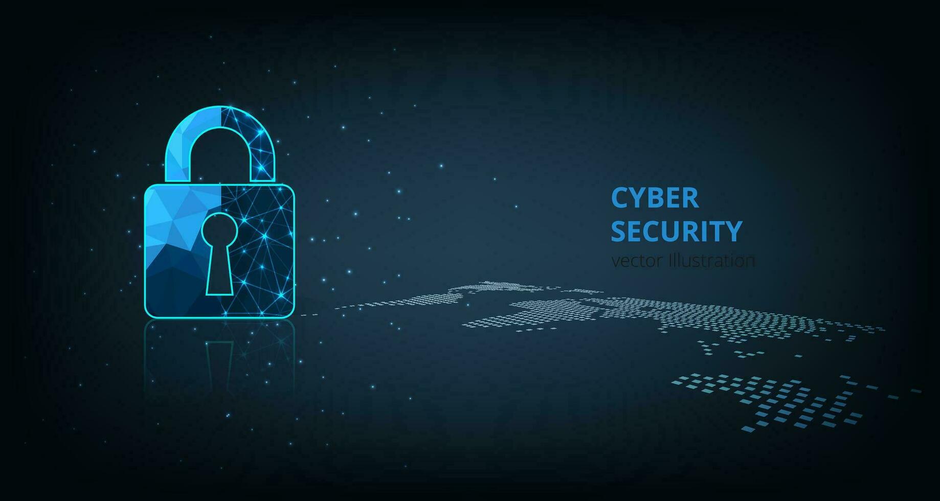 Data security concept. vector