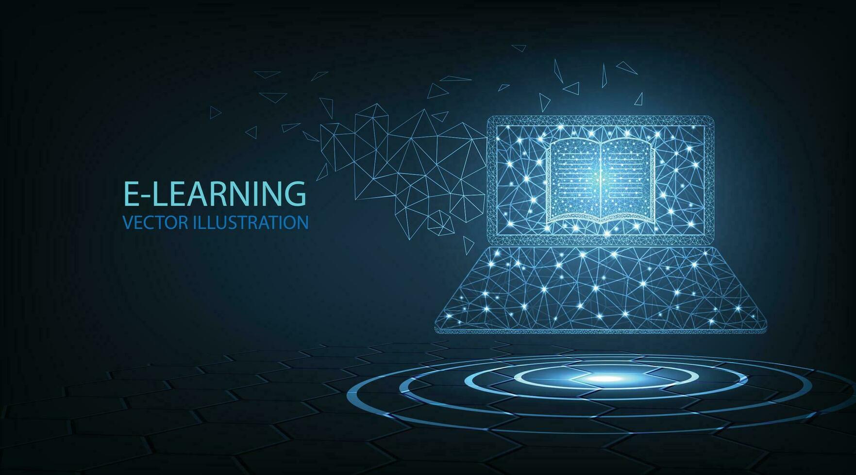 Elearning concept . vector