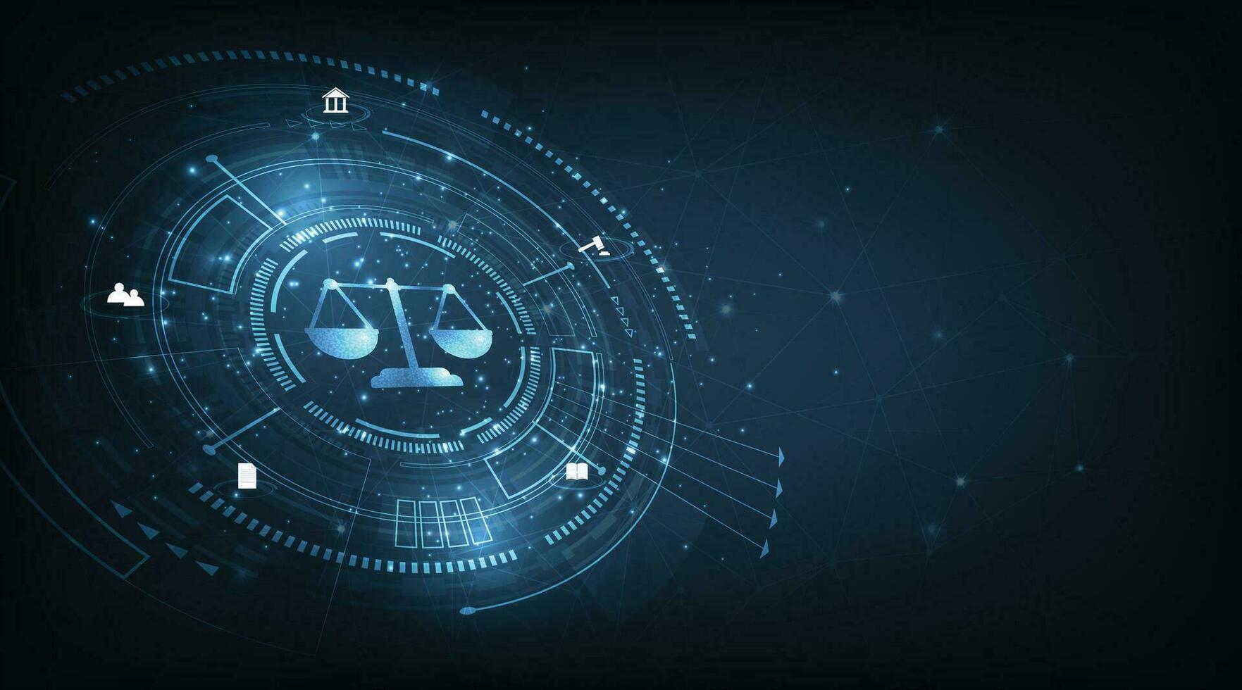 Internet law on Dark Blue blurred background. 26609671 Vector Art at