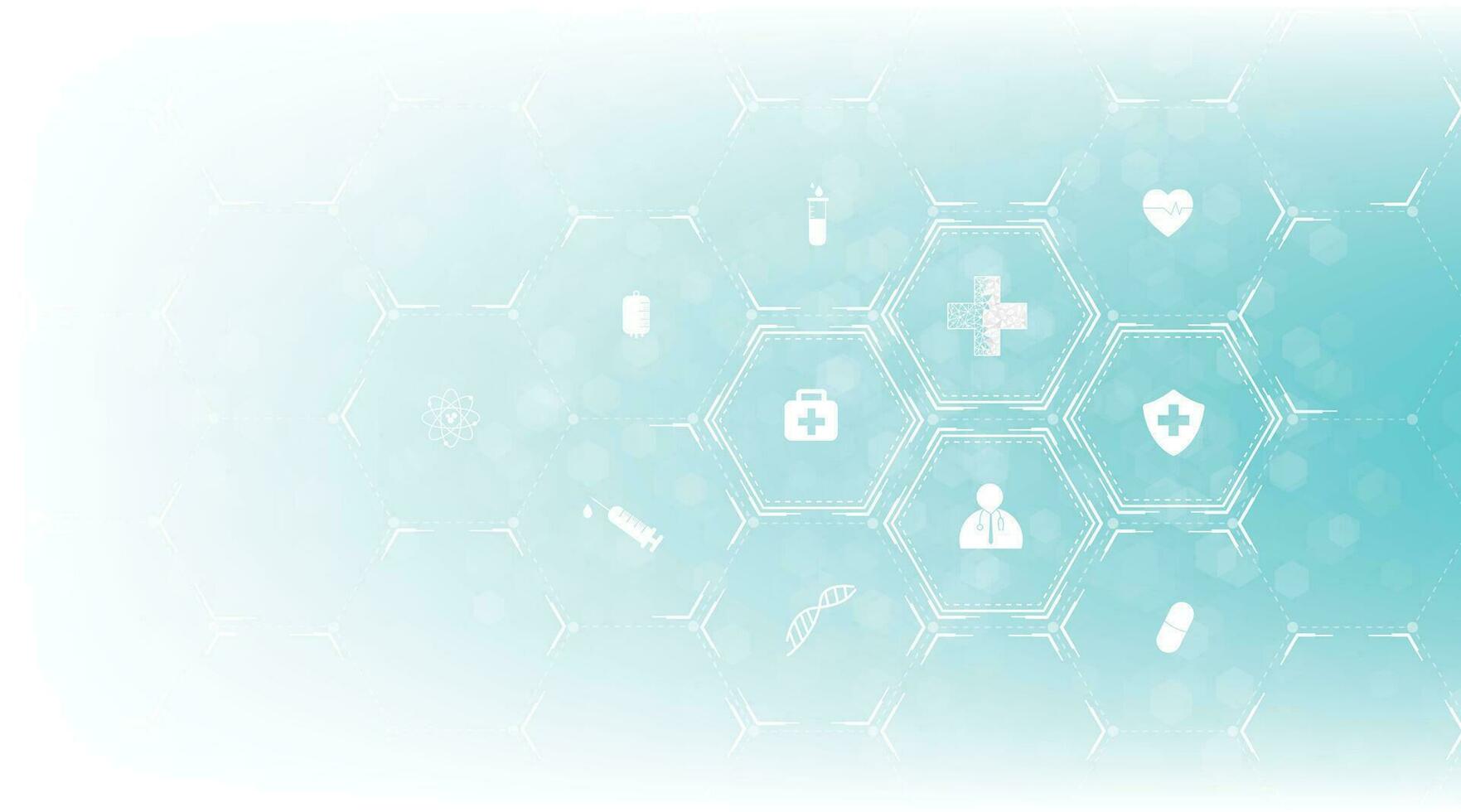 Medical concept background vector design.