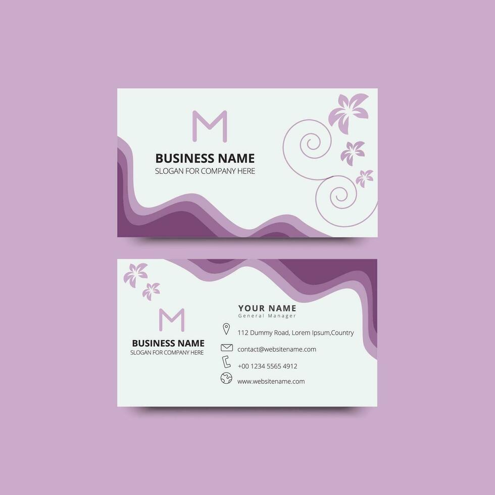 Business card . vector