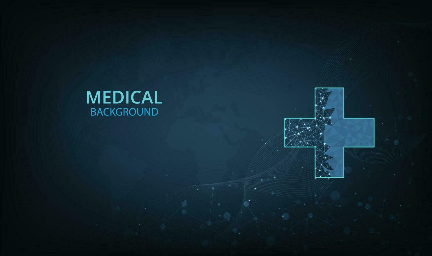 Medical technology background symbol concept. vector