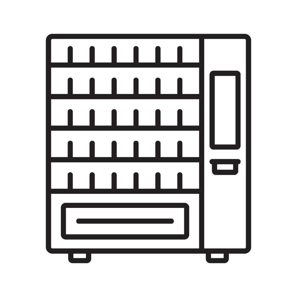 vending machine icon vector