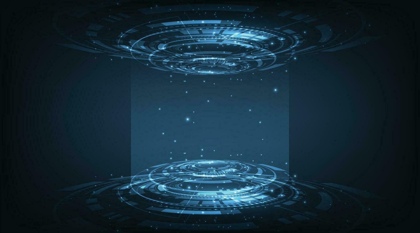 Technology hi-tech connection background concept. vector