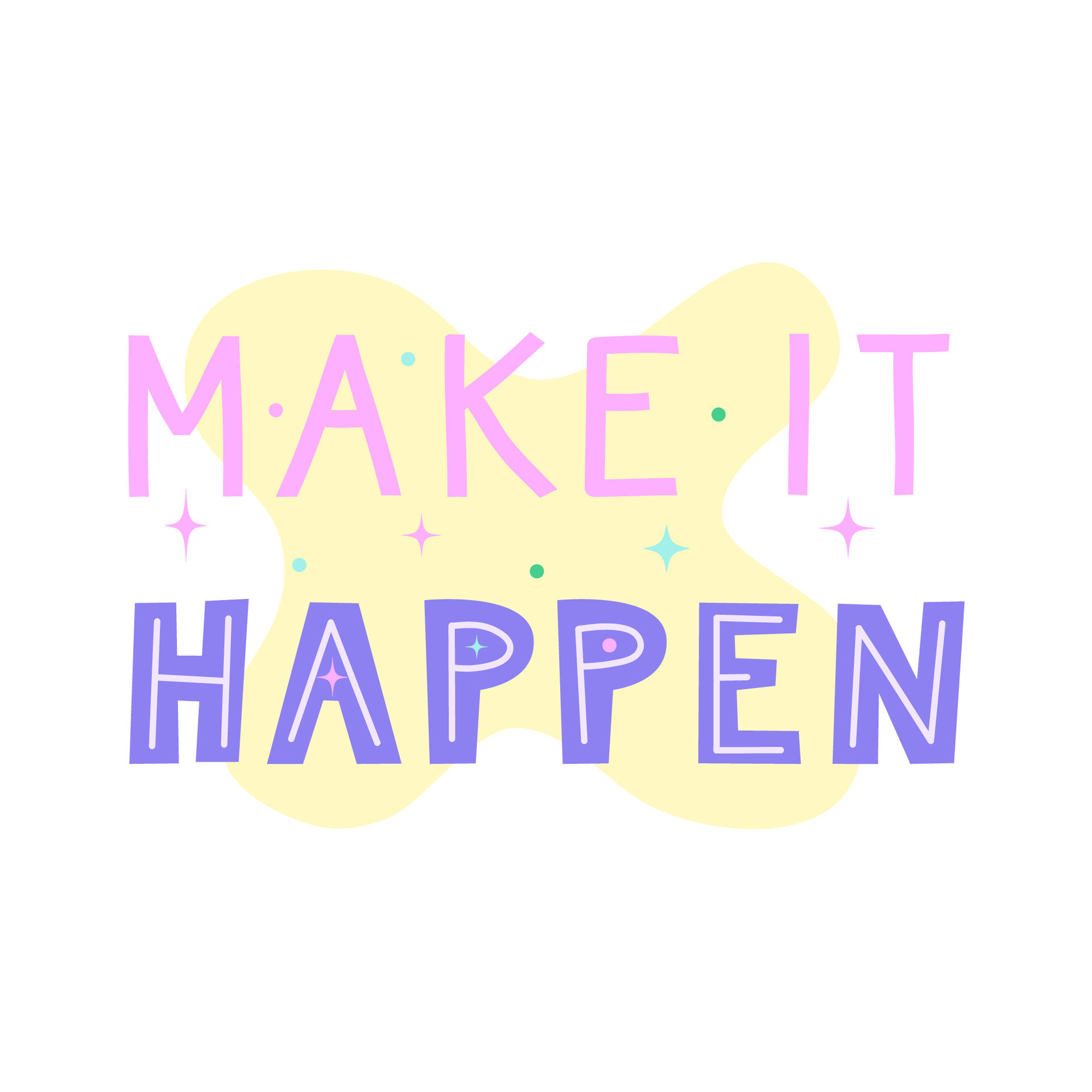 Word for making something happen