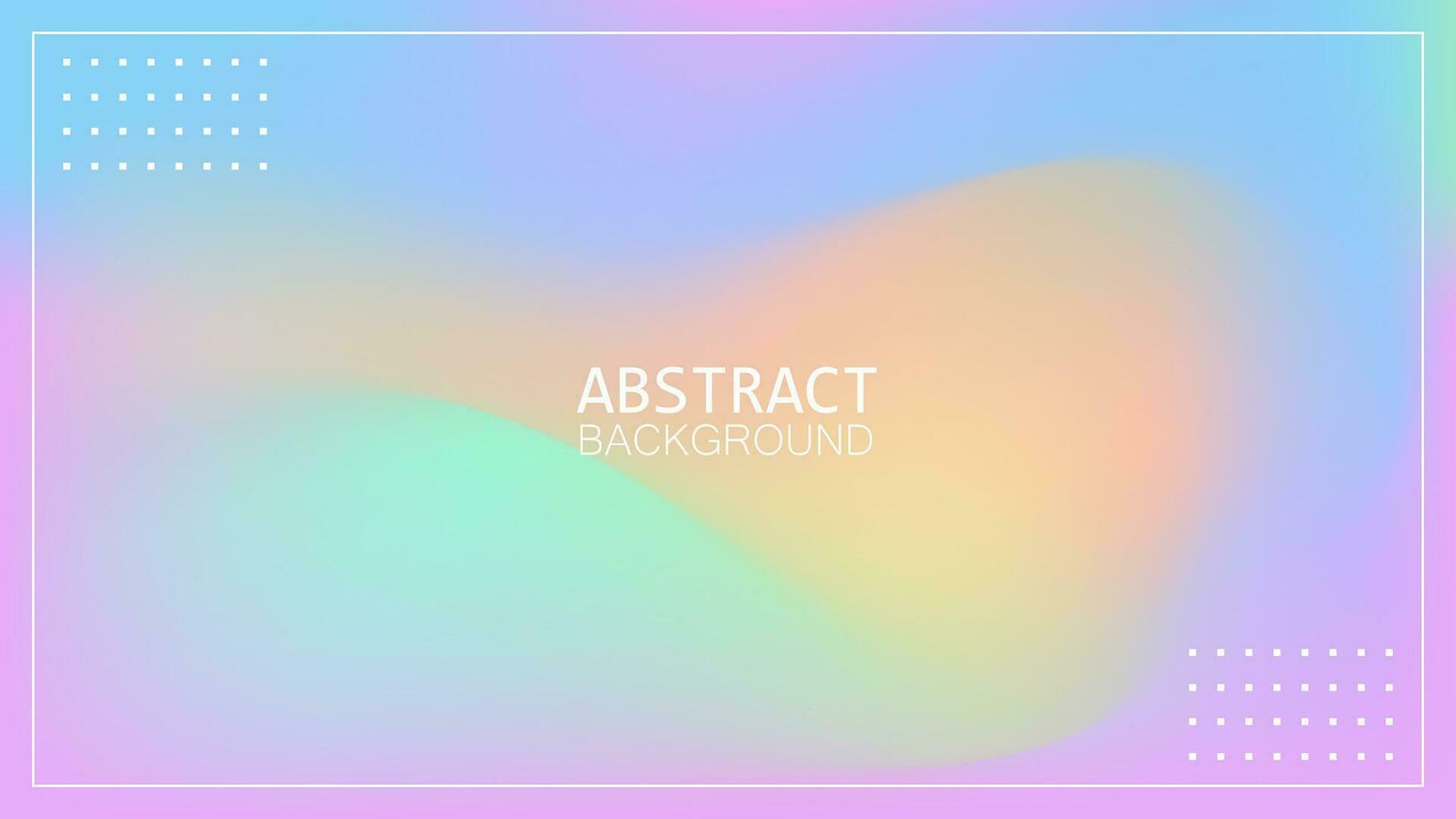 Colorful rainbow gradient soft abstract dynamic vector. vector