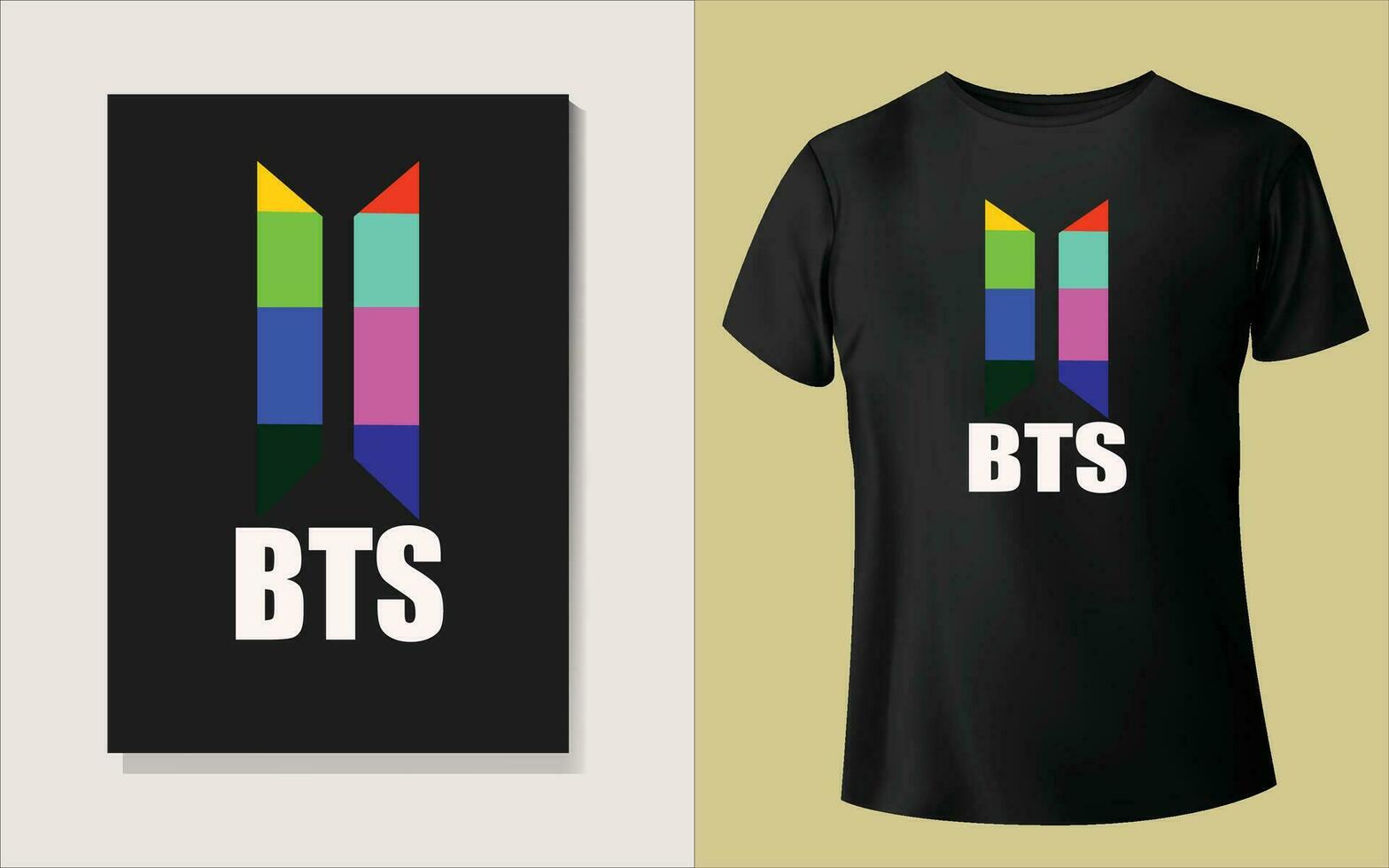 Modern T shirt design vector