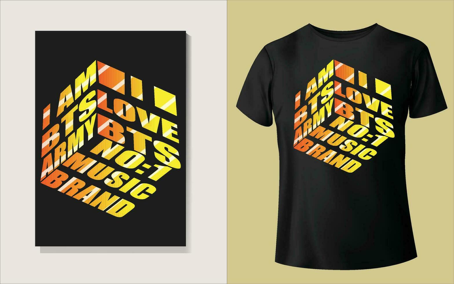 Modern T shirt design vector