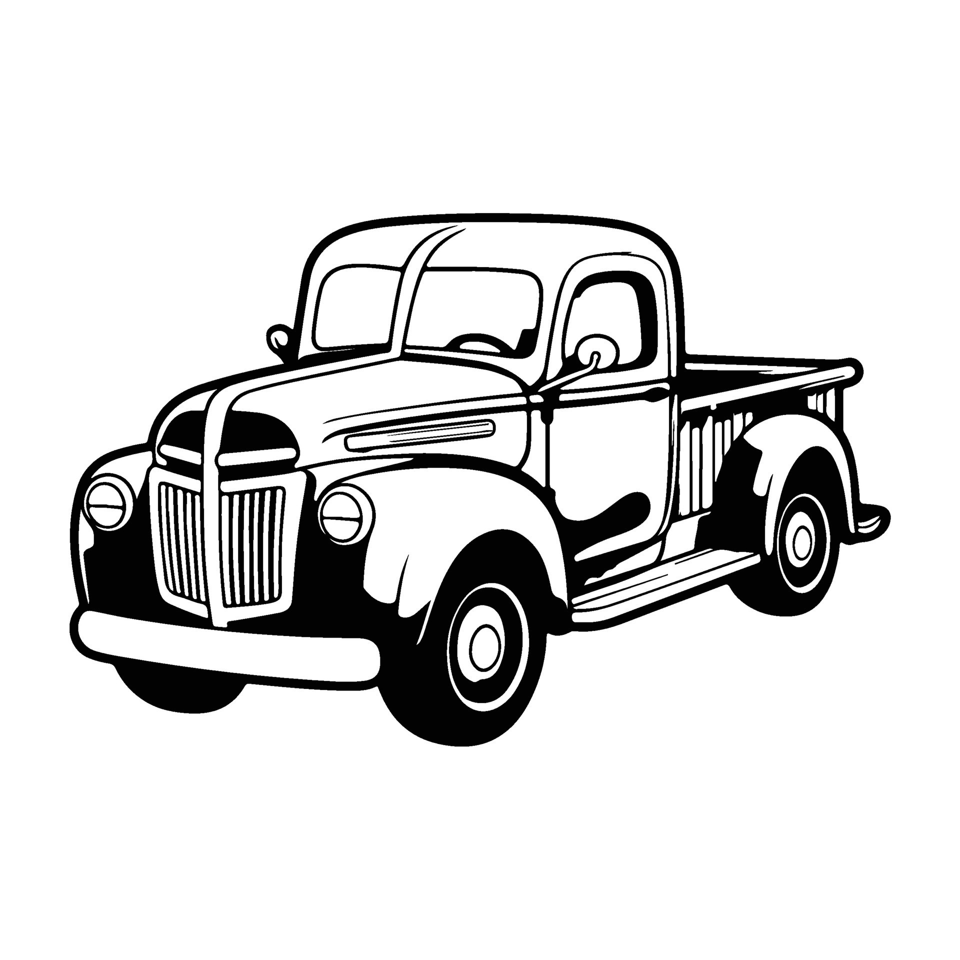 Farm Truck, Vintage Pickup Truck, old farm truck decor 26610413 Vector